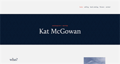 Desktop Screenshot of katmcgowan.com